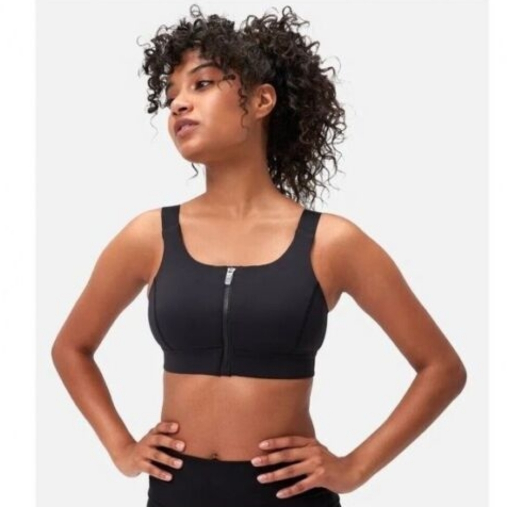 Outdoor Voices Powerhouse Bra S/M Small/Medium B Cup Black NWT